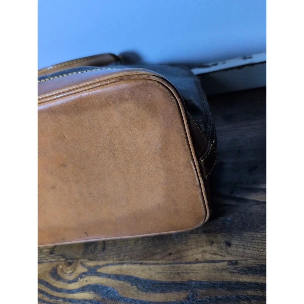 Louis Vuitton Alma PM Monogram Canvas Leather Vintage Bag‎ Brown Vintage